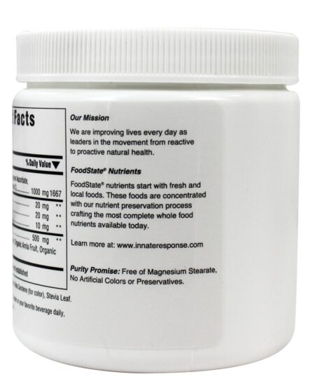 A vitamina C em pó completa Mistura Whole Food 1000 mg. - 2.9 oz. Innate Response Formulas - Image 3