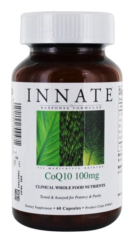 Coq10 Inteiro Comida Antioxidante 100 mg. - Cápsulas 60 Innate Response Formulas