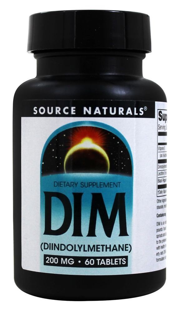 DIM Diindolilmetano 200 mg. - 60 Tablet (s) Source Naturals