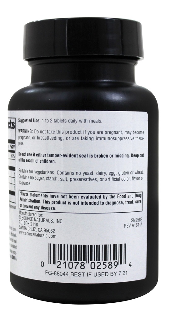 DIM Diindolilmetano 200 mg. - 60 Tablet (s) Source Naturals - Imagem 3