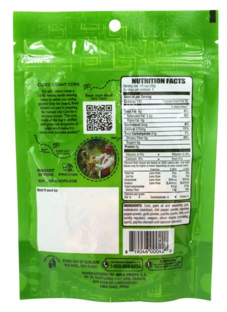 Inka Milho Chile Picante - 4 oz. Inka Crops - Image 2