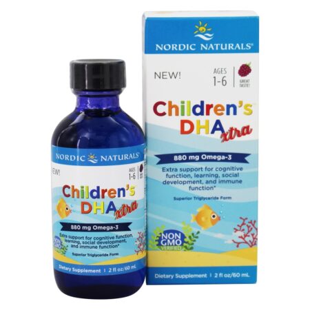 DHA Infantil Xtra Sabor de Frutas - 2 fl. oz. Nordic Naturals