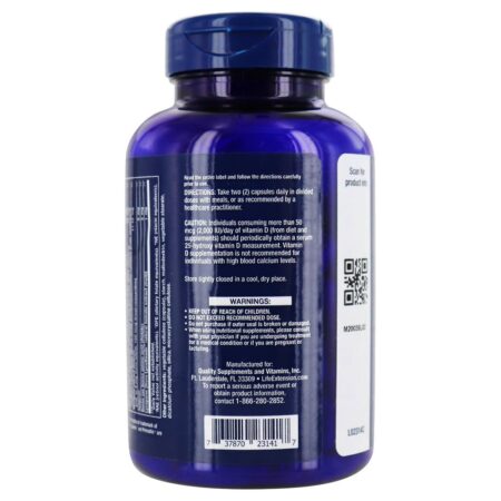 Cápsulas duas por dia Suplemento Multivitamínico e Mineral de Alta Potência - Cápsulas 120 Life Extension - Image 4