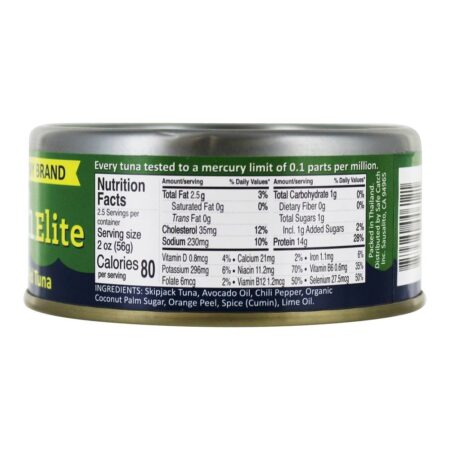 Elite Devagar Cozinhado Prêmio Selvagem Atum Pimenta Cal - 5 oz. Safe Catch - Image 2