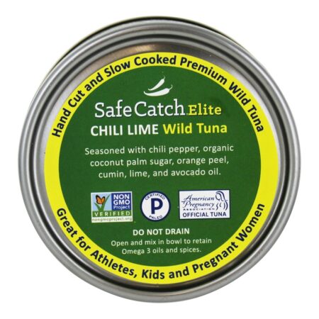 Elite Devagar Cozinhado Prêmio Selvagem Atum Pimenta Cal - 5 oz. Safe Catch - Image 4