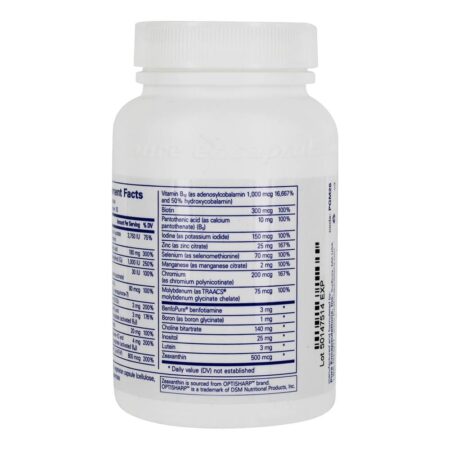 PureGenomics Multivitamin - Cápsulas 60 Pure Encapsulations - Image 3