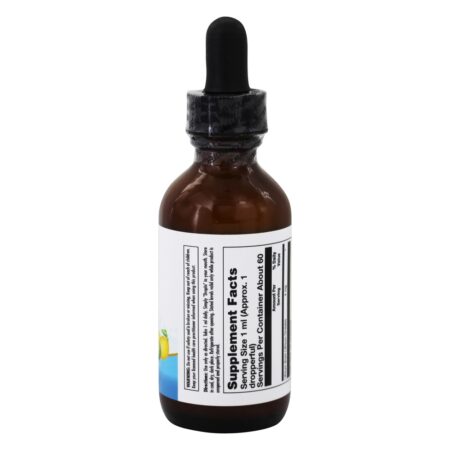 Orotato de Lítio em Gotas Sabor Natural de Limão 4 mg. - 2 fl. oz. Kal - Image 2