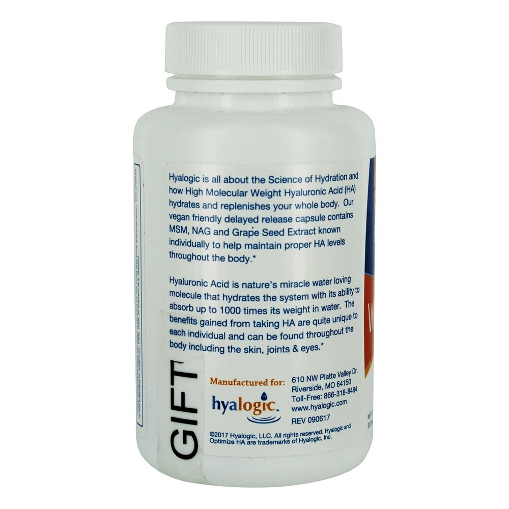 Ácido hialurônico + MSM + NAG + GSE para todo o corpo HA 120 mg. - Cápsulas 30 Hyalogic - Imagem 3