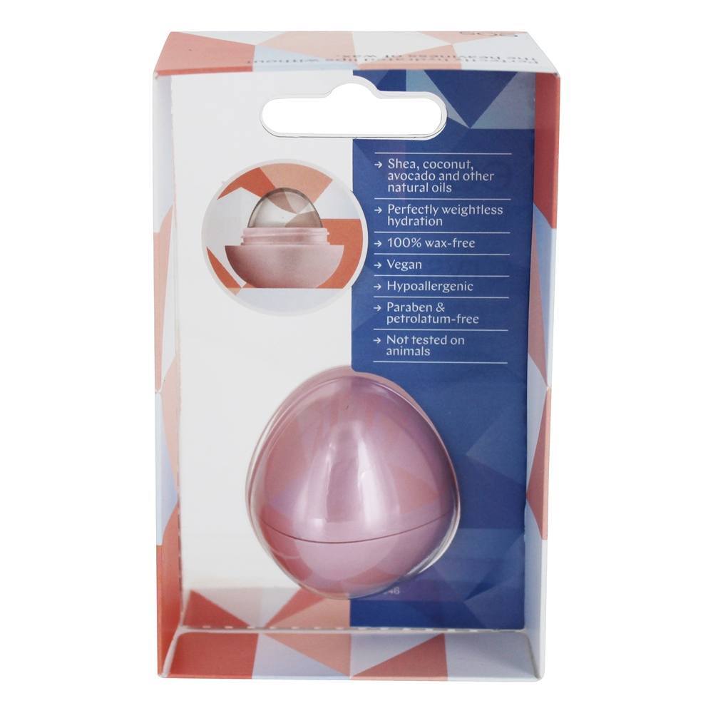 Hidratação sem peso Bálsamo labial de cristal Esfera Hibisco Pêssego - 0.25 oz. EOS Evolution of Smooth - Imagem 3
