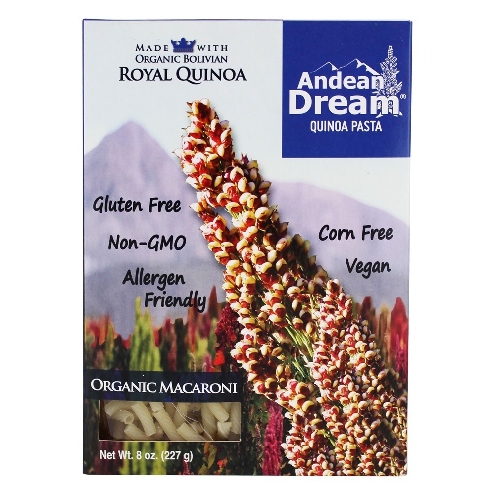 Macarrão De Macarrão Com Quinoa Orgânico - 8 oz. Andean Dream