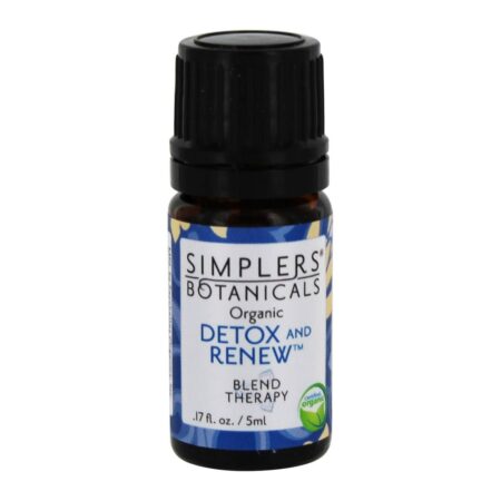 Mistura de Terapia Orgânica Desintoxicação e Renovação de Óleo Essencial - 0.17 fl. oz. Simplers Botanicals - Image 5