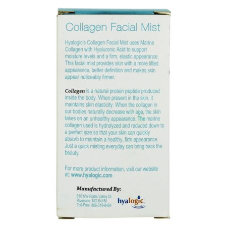 O tonalizador facial da névoa do colagénio revitaliza & firma a pele - 2 fl. oz. Hyalogic - Image 4