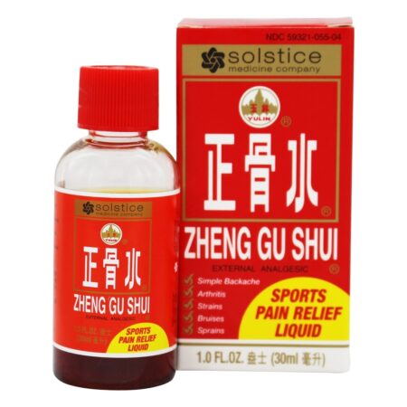 Zheng Gu Shui Sports Alívio Da Dor Loção Líquida Analgésico Externo - 1 fl. oz. Solstice