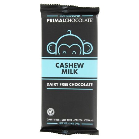 Primitivo Chocolate Bar Caju Leite - 2.5 oz. Evolved