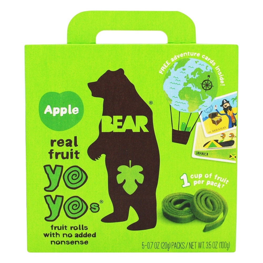 YoYos verdadeira fruta Rolls Apple - 5 Pacote (s) Bear