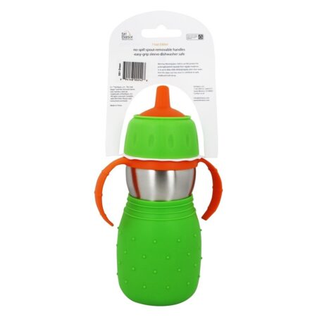 Criança Basix Inoxidável Aço Seguro Sporter água Garrafa Novo Verde – 11 fl. oz. New Wave Enviro Products — foto 2