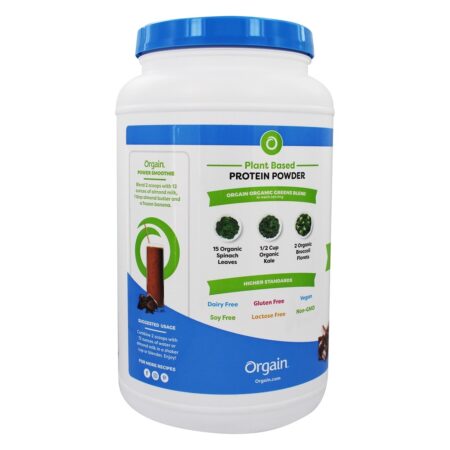 Proteína Orgânica e Verdura De Mistura De Chocolate - 1.94 lbs. Orgain - Image 4