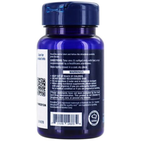 Super Ubiquinol CoQ10 com Suporte Mitocondrial Aprimorado 100 mg. - 30 Softgels Life Extension - Image 3