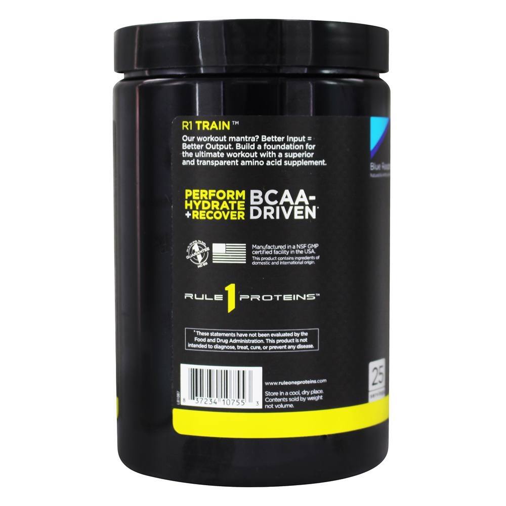 R1 Trem Bcaa Pó 25 Porções Azul Framboesa - 378 Gramas Rule One Proteins - Imagem 3
