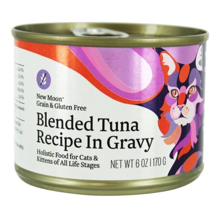 Enlatados Gato Comida Novo Lua Misturado Atum Receita em Molho de carne - 6 oz. Solid Gold