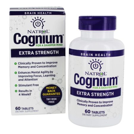 Cognium Potência Extra Para Suporte da Memória & Concentração - 60 Tablets Natrol