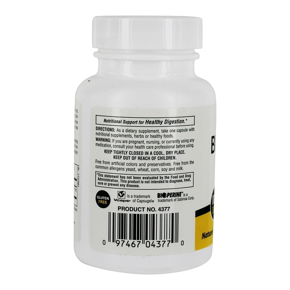 Bioperine 10 Absorção de Nutrientes Maximizada Dupla Força - Cápsulas vegetarianas 90 Natures Plus - Imagem 3