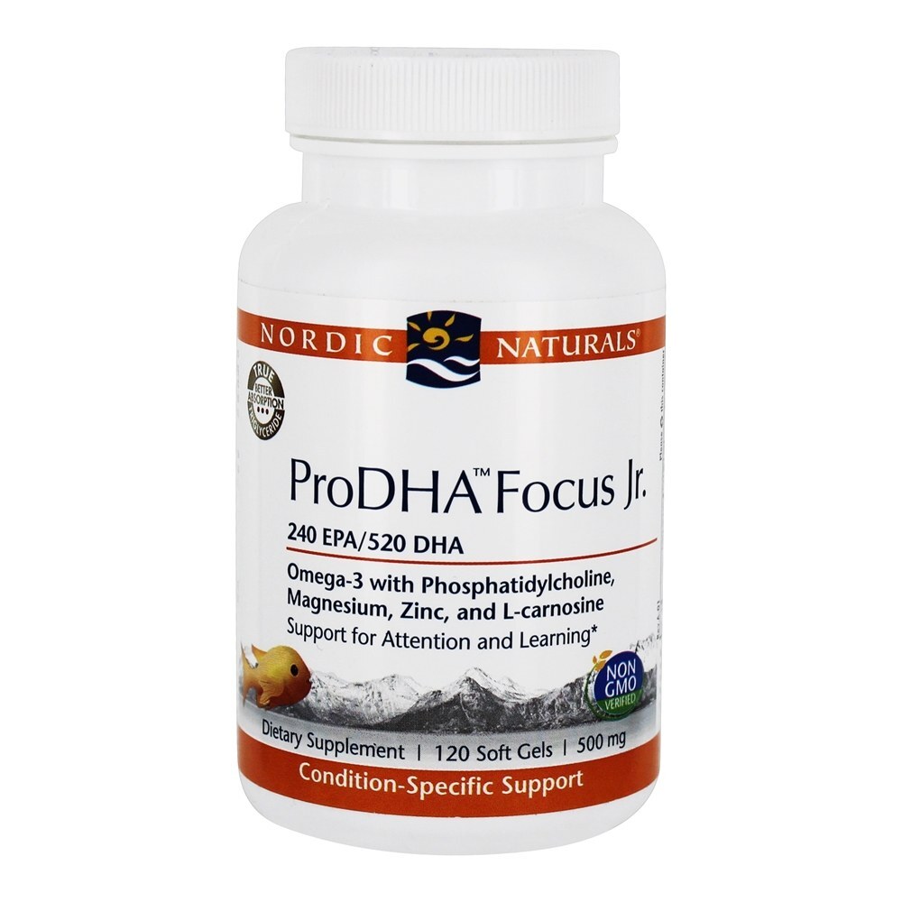 DHA Jr. Xtra Sabor Berry Pediátrica 250 mg. - 90 Softgels Nordic Naturals Professional