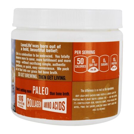 Paleo Osso Caldo Pó Saboroso Frango - 8 oz. LonoLife - Image 4