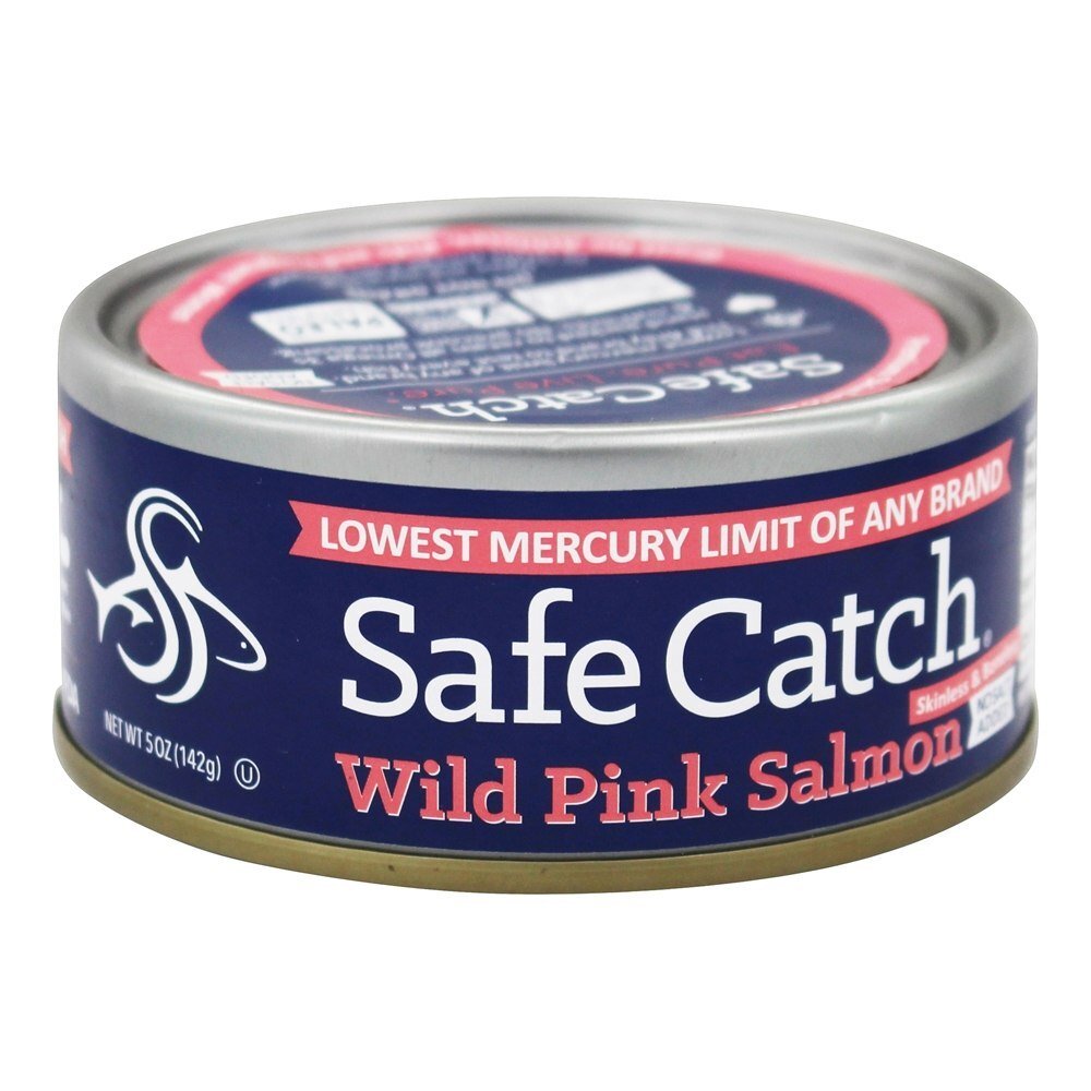 Prêmio Sem pele & Desossado Selvagem Rosa Salmão Não Sal Adicionado - 5 oz. Safe Catch