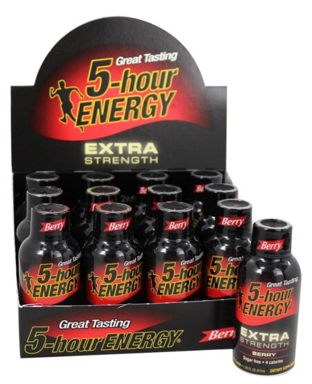 Baga extra da caixa da força do tiro da energia - 12 Frasco (s) 5-Hour Energy