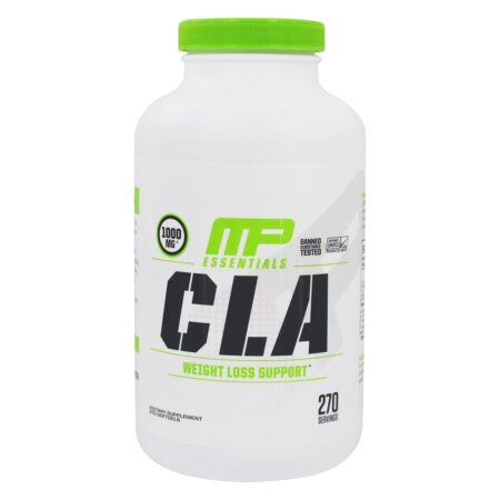 Suporte à perda de peso do CLA Essentials 1000 mg. - 270 Softgels Muscle Pharm