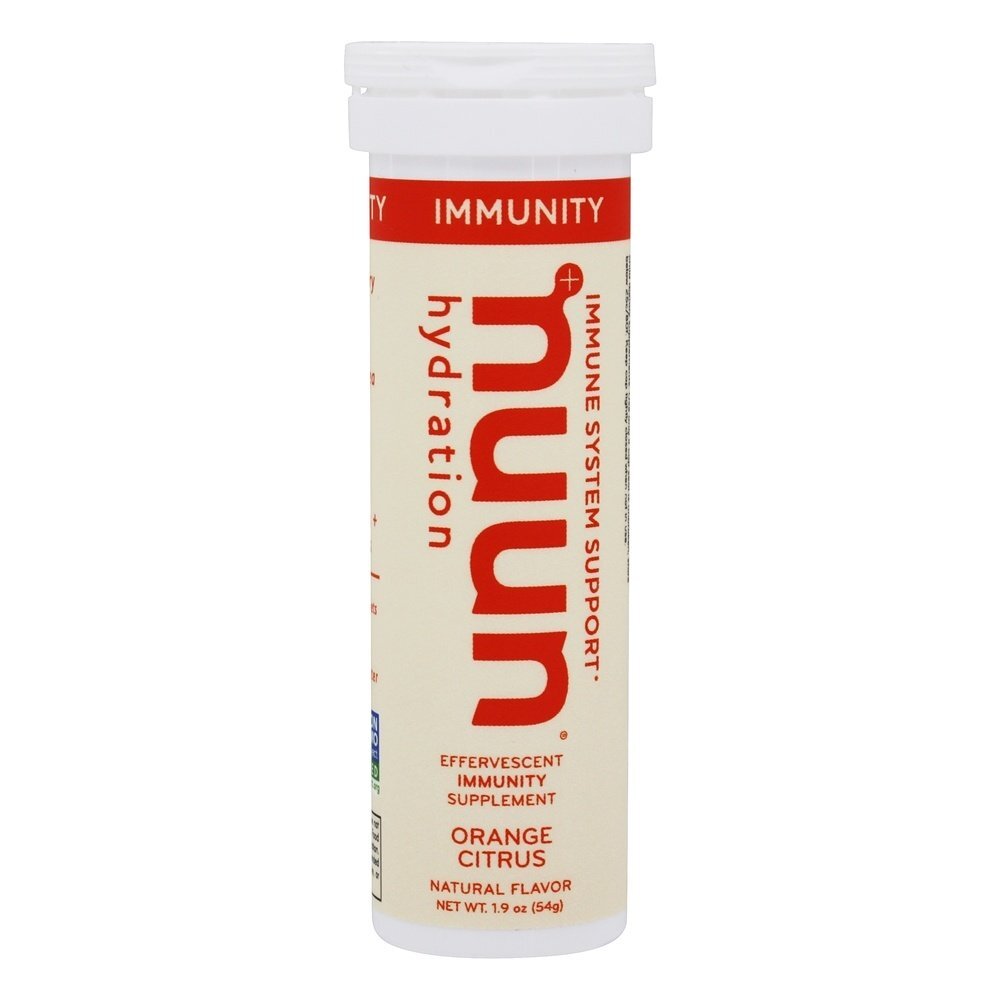 Hidratação Efervescente Sistema Imunológico Suporte Laranja Citrus - 10 Tablets Nuun