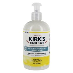 Odor Neutralizador de Sabonete Líquido Hidratante para Mãos Limão e Eucalipto - 12 fl. oz. Kirk's Natural