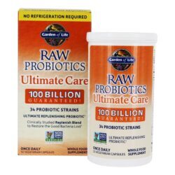 Cru Probiotic Final Cuidar 100 Bilhões de UFC - Cápsulas vegetarianas 30 Garden of Life