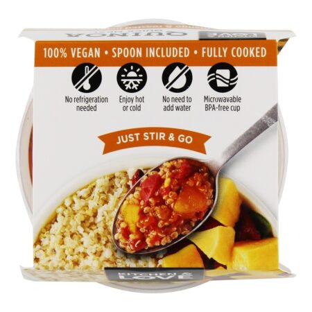 Sem Glúten Quinoa Mango De Refeição Rápida E Pimenta Assada - 7.9 oz. Kitchen & Love - Imagem 3