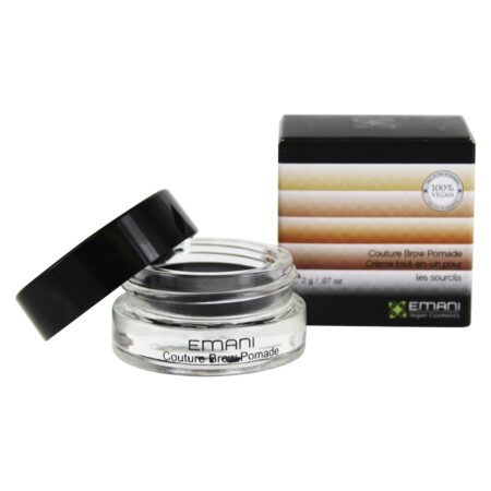 Vegan Couture Sobrancelha Pomada Creme Preto - 0.07 oz. Emani - Imagem 2