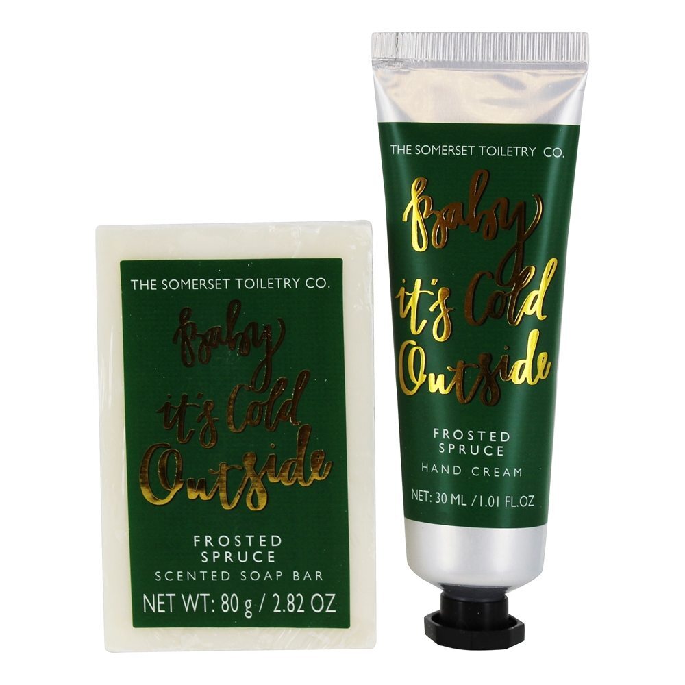 Festivo Cheer Mini Hand Care Set Fosco Spruce - 2 Contagem The Somerset Toiletry Company - Imagem 2