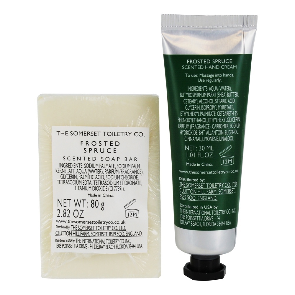 Festivo Cheer Mini Hand Care Set Fosco Spruce - 2 Contagem The Somerset Toiletry Company - Imagem 3
