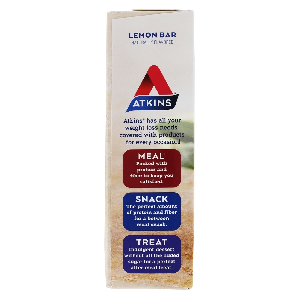 Snack Bars Box Limão - 5 Barras Atkins - Imagem 4
