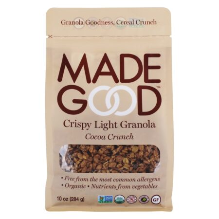 Crunch de cacau em granola clara crocante - 10 oz. Made Good