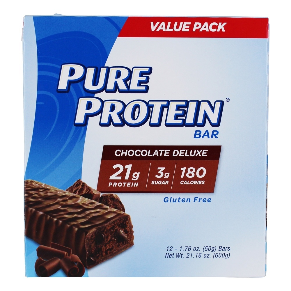 Proteína Bar Valor Empacotar Chocolate De luxo - 12 Barras Pure Protein