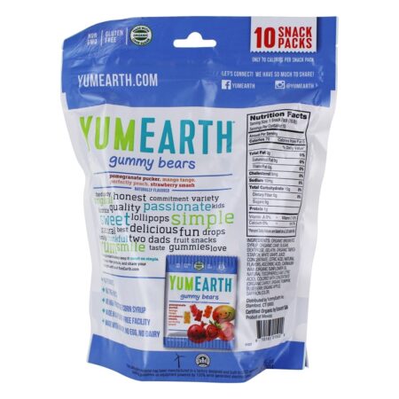 Gummy Bears Sabores Variados - 10 Pacote (s) YumEarth - Image 2