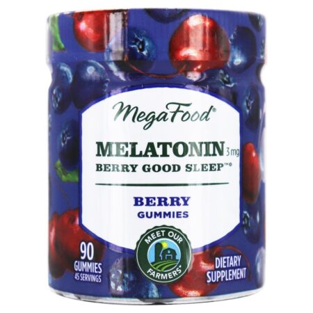 Melatonina Good Sleep Formula Berry - 90 Gummies MegaFood