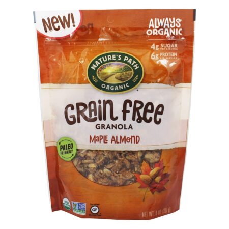 Amêndoa de grão de granola grátis - 8 oz. Nature's Path Organic