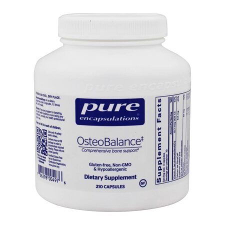 Suporte OsteoBalance Bone - Cápsulas 210 Pure Encapsulations