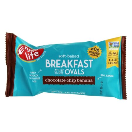 Café da Manhã Soft-Baked Fruit & Ovat de Aveia Banana com Chocolate - 5 Barras Enjoy Life Foods - Image 5