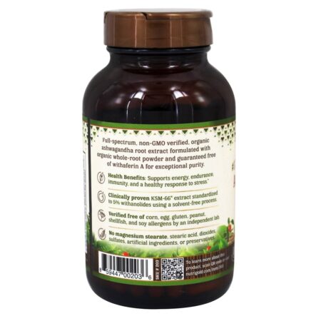 Ashwagandha Gold 500 mg. - 90 Plantcaps Nutrigold - Image 3