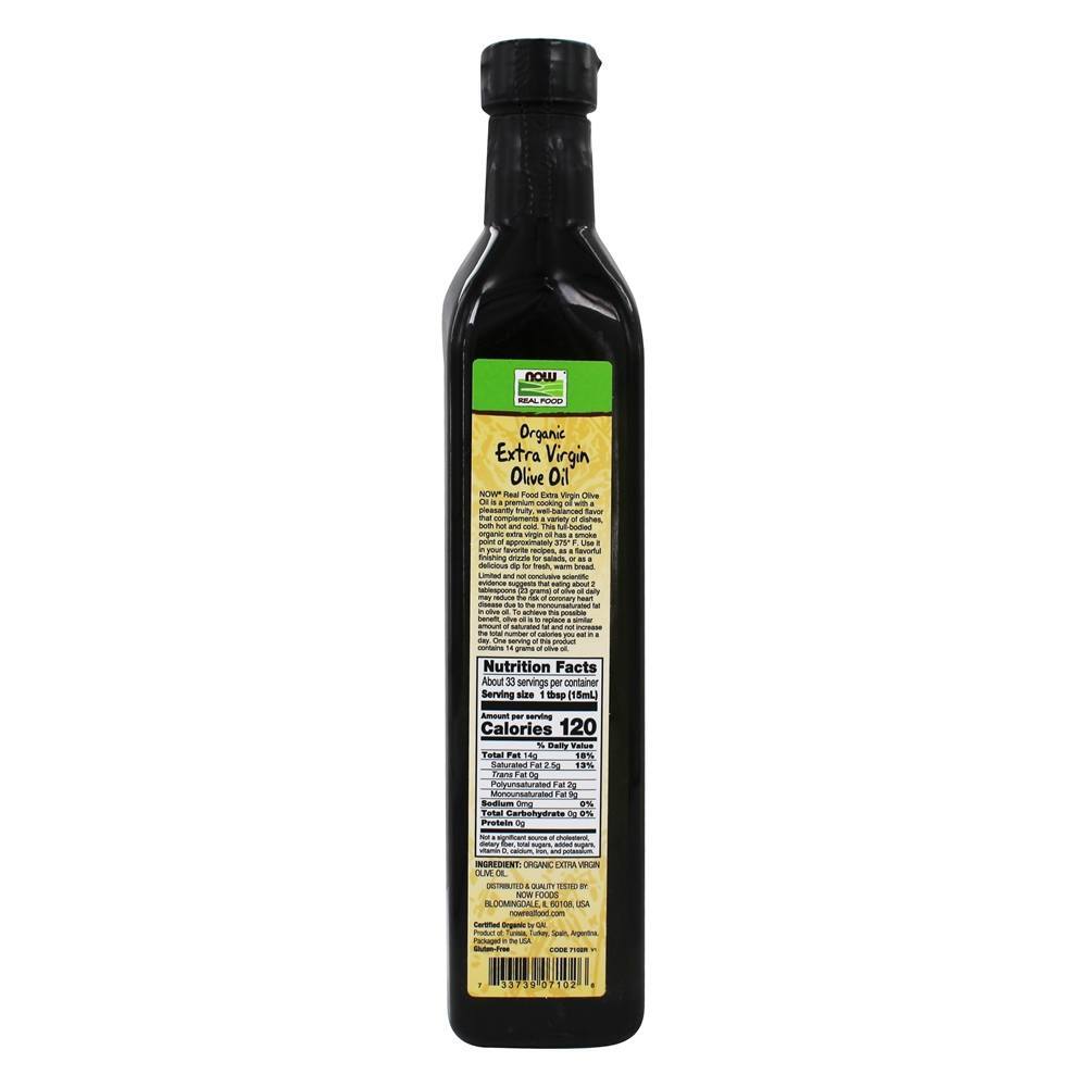 Azeite Virgem Extra Orgânico - 16.9 fl. oz. NOW Foods - Imagem 2