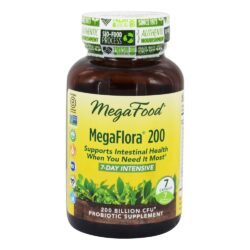 MegaFlora 200 Fórmula Probiótica Intensiva de 7 dias 200 Bilhões de UFC - Cápsulas 7 MegaFood