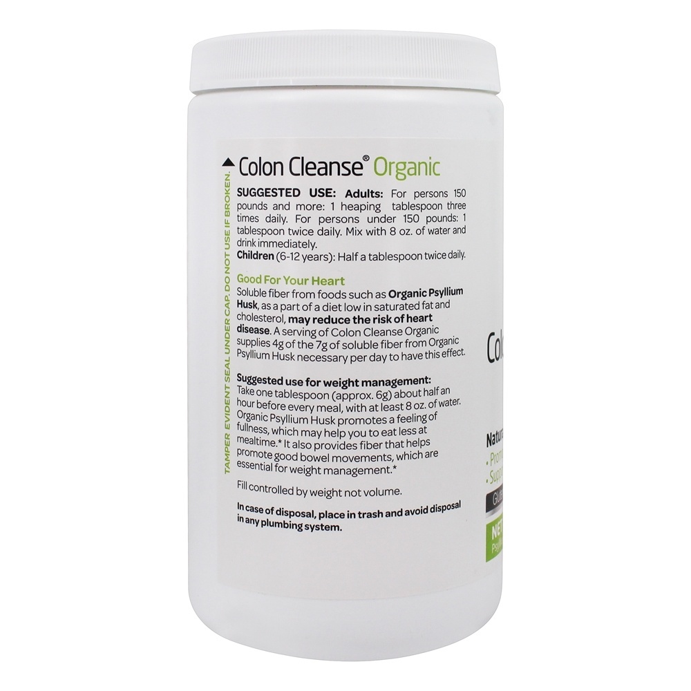 O cólon limpa o poder diário natural orgânico da fibra - 12 oz. Health Plus - Imagem 3